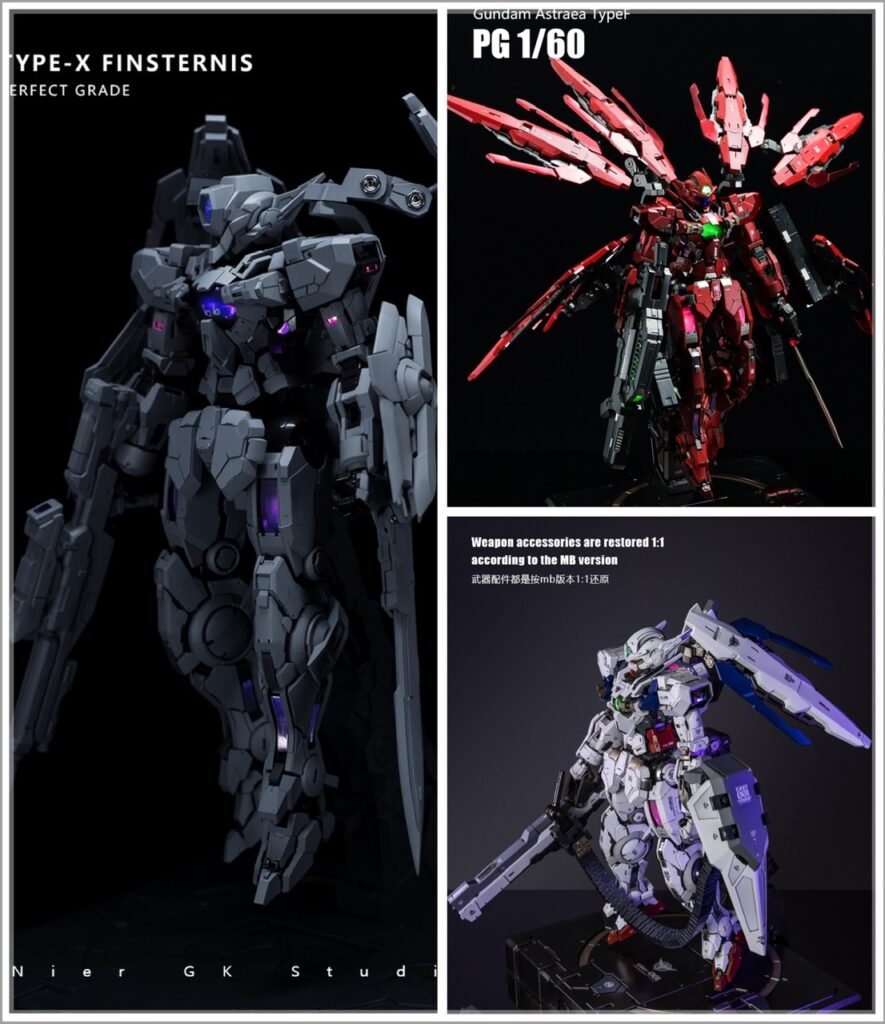 1/60 Gundam Astraea, Type X Finsternis, Type F and Option Sets