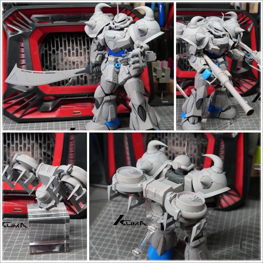 MG Gouf Custom Main Body + Flight Unit GK