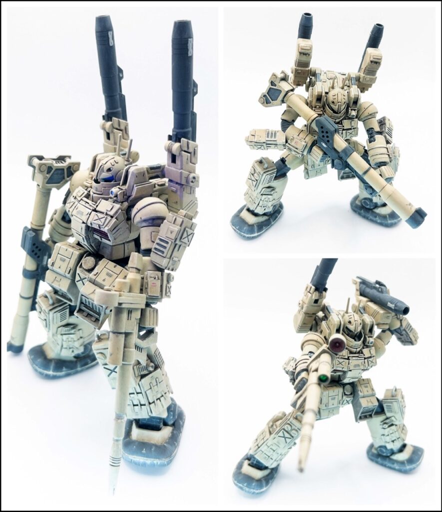 Piyo’s custom work HGUC Guncannon Hovering Test Type