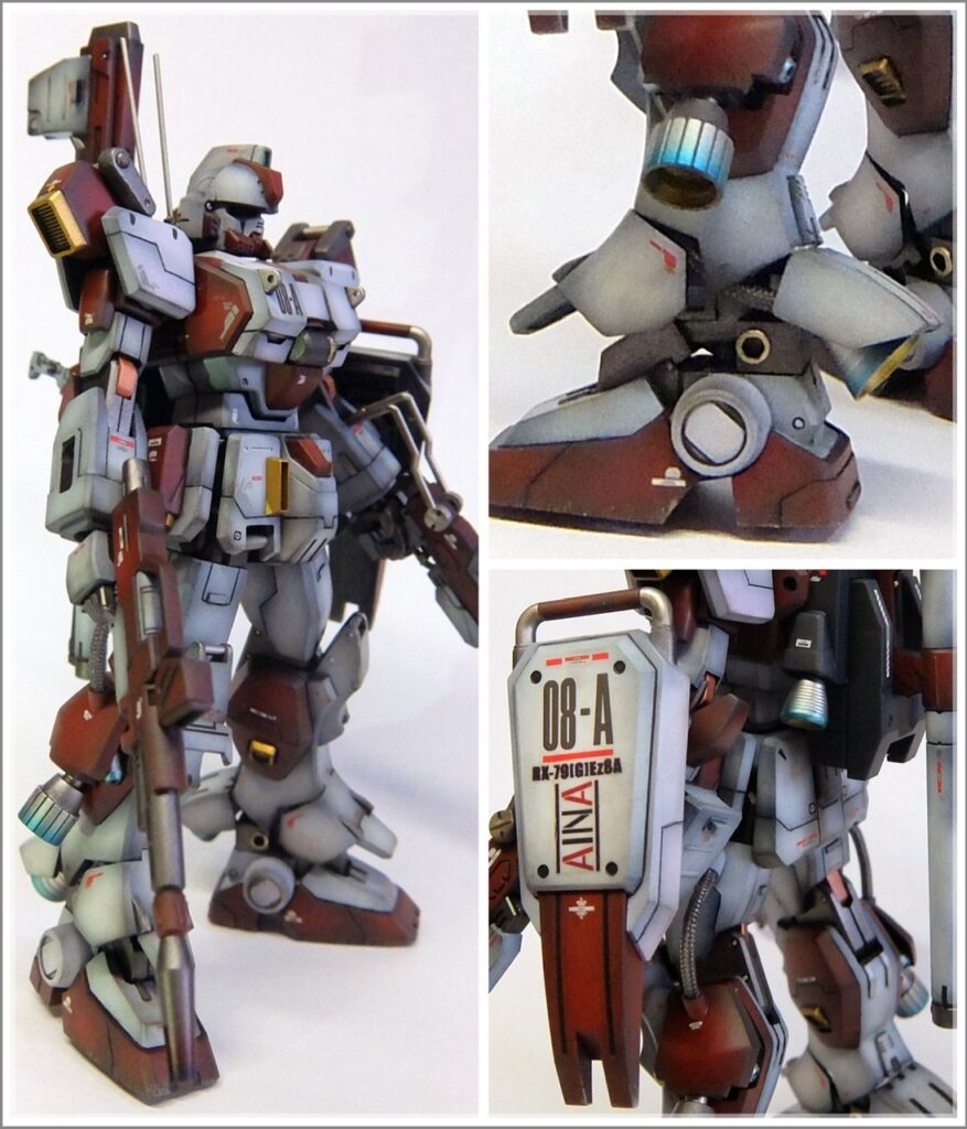 Shu-1-row’s Remodeling work: HGUC GUNDAM Ez8 Aina’s Custom Type